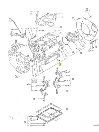 Bloc Motor Yanmar 721474-01561