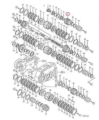 Pinion clopot ambreiaj de serie 29 dinți Yanmar 198071-25420