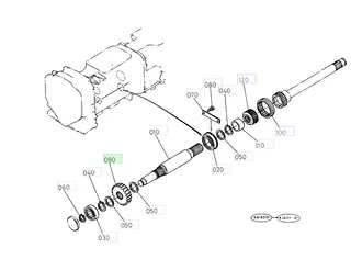Roată dințată 22 dinți Kubota 35593-41220