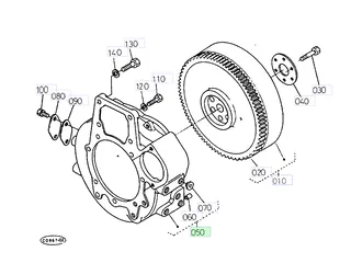 Carcasă volantă Kubota 17355-04600