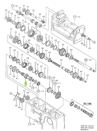 Ax pinion Yanmar 1W3225-31390