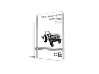 Catalog de piese Yanmar AF-26, AF-28