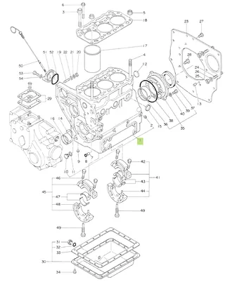 Bloc Motor Yanmar 721450-01560