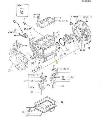 Bloc Motor Yanmar 721467-01560