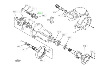 Roată dințată planetară Kubota 35788-48320