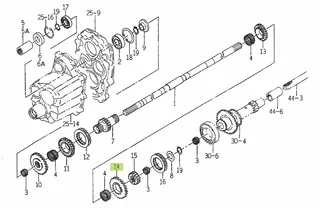 Pinion 30 dinți Iseki 617-205-005-00