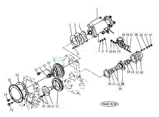 Roată dințată pompă de injecție 15451-51150