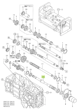 Ax Yanmar 1W3225-90720