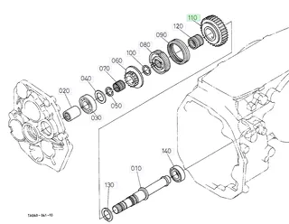 Roată dințată 33 dinți Kubota TA040-22620