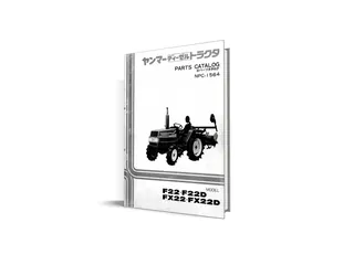 Yanmar F22, FX22 manual de piese - catalog