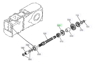Pinion 18 dinți Kubota 32530-21530