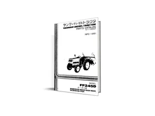 Yanmar FF245 manual de piese - catalog