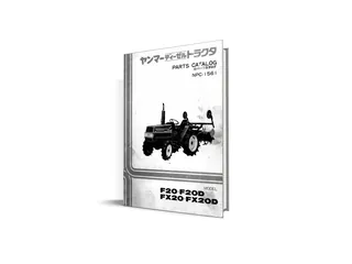 Yanmar F20, FX20 manual de piese - catalog