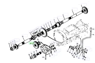 Roată dințată cilindrică 30 dinți Kubota 36280-41230