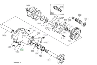 Carcasă punte spate Kubota 32440-27333