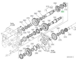 Roată dințată 19 dinți Kubota 3A152-31290