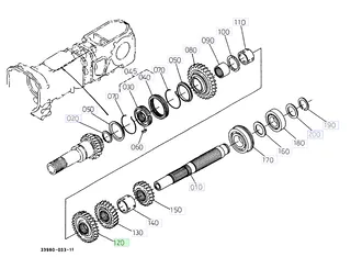 Roată dințată 31 dinți Kubota 33740-28240