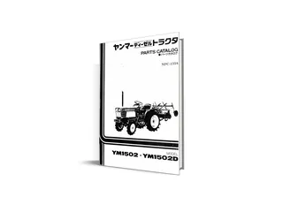 Manual de piese Yanmar YM1502 - catalog