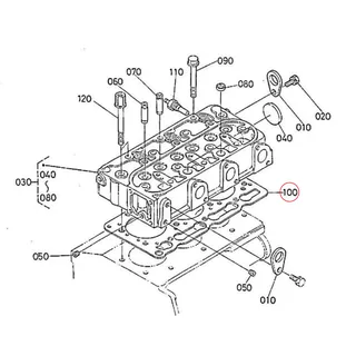 Kubota Garnitură chiulasă 16221-03310
