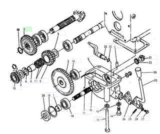 Roată dințată cilindrică 30 dinți Kubota 35220-44150